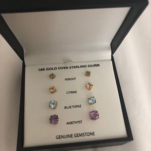 18k Gold over Sterling Silver Earings